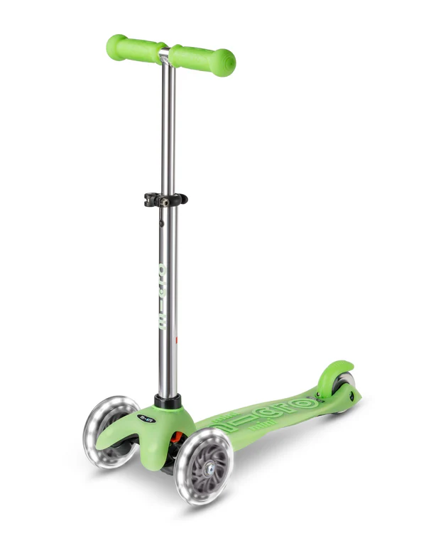 Mini Micro Deluxe LED Glow Icy Lime | Micro Scooters Perth